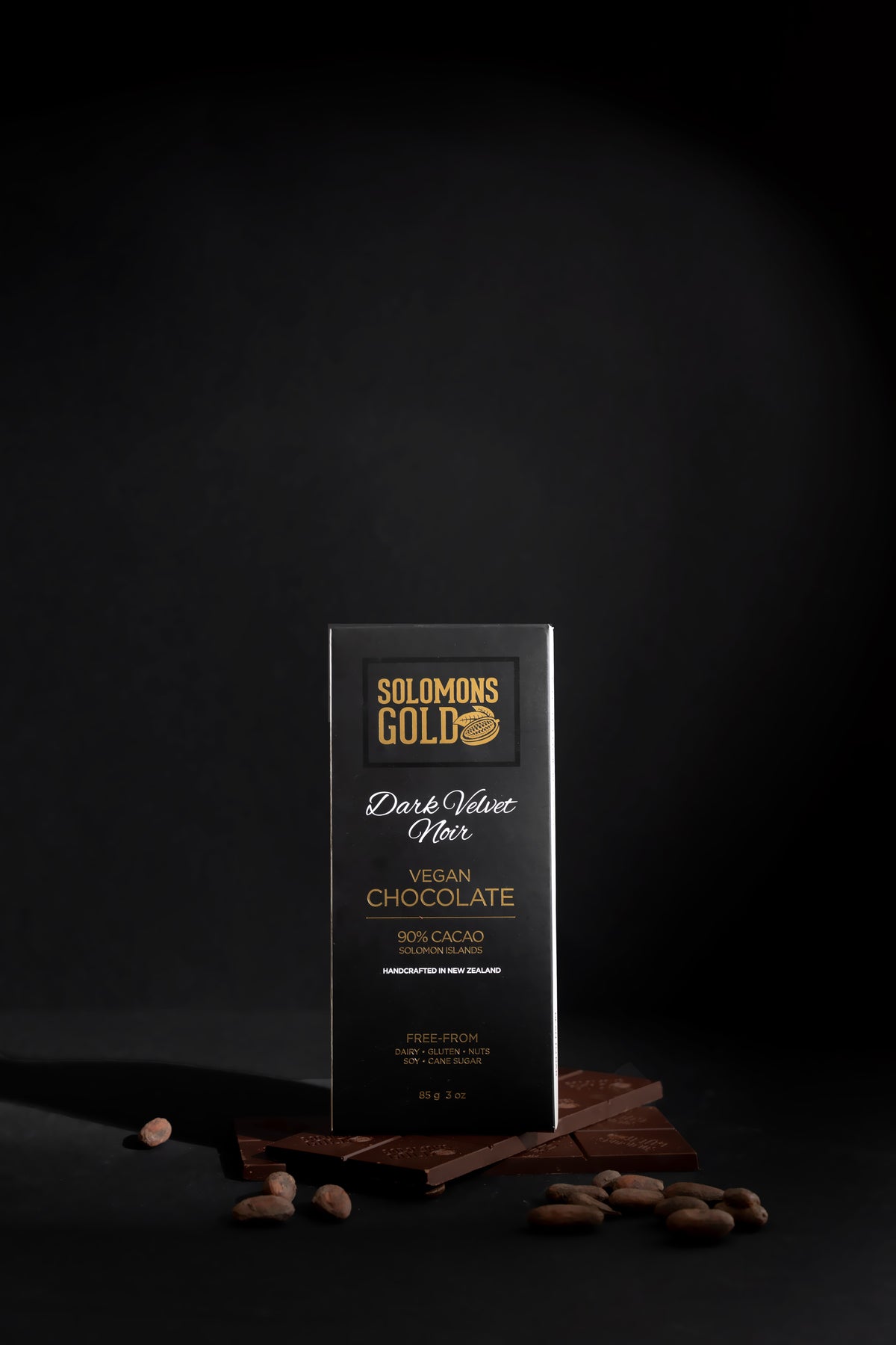 Dark Velvet Noir 90% Chocolate Bar - 85g