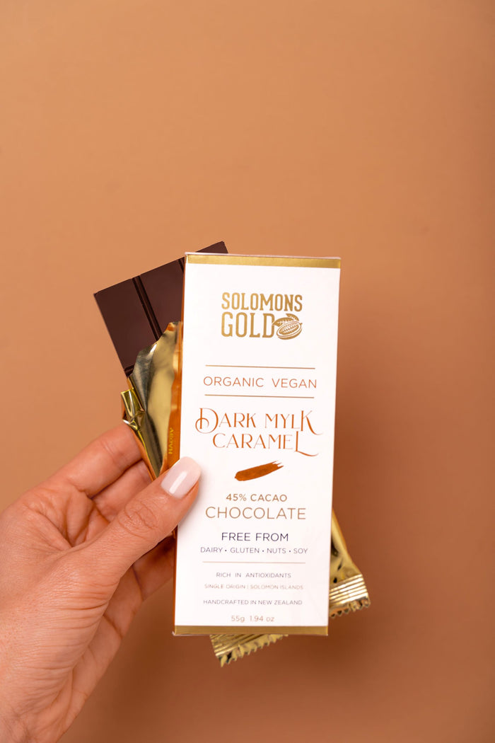 Dark Mylk Caramel 45% Chocolate Bar - 55g