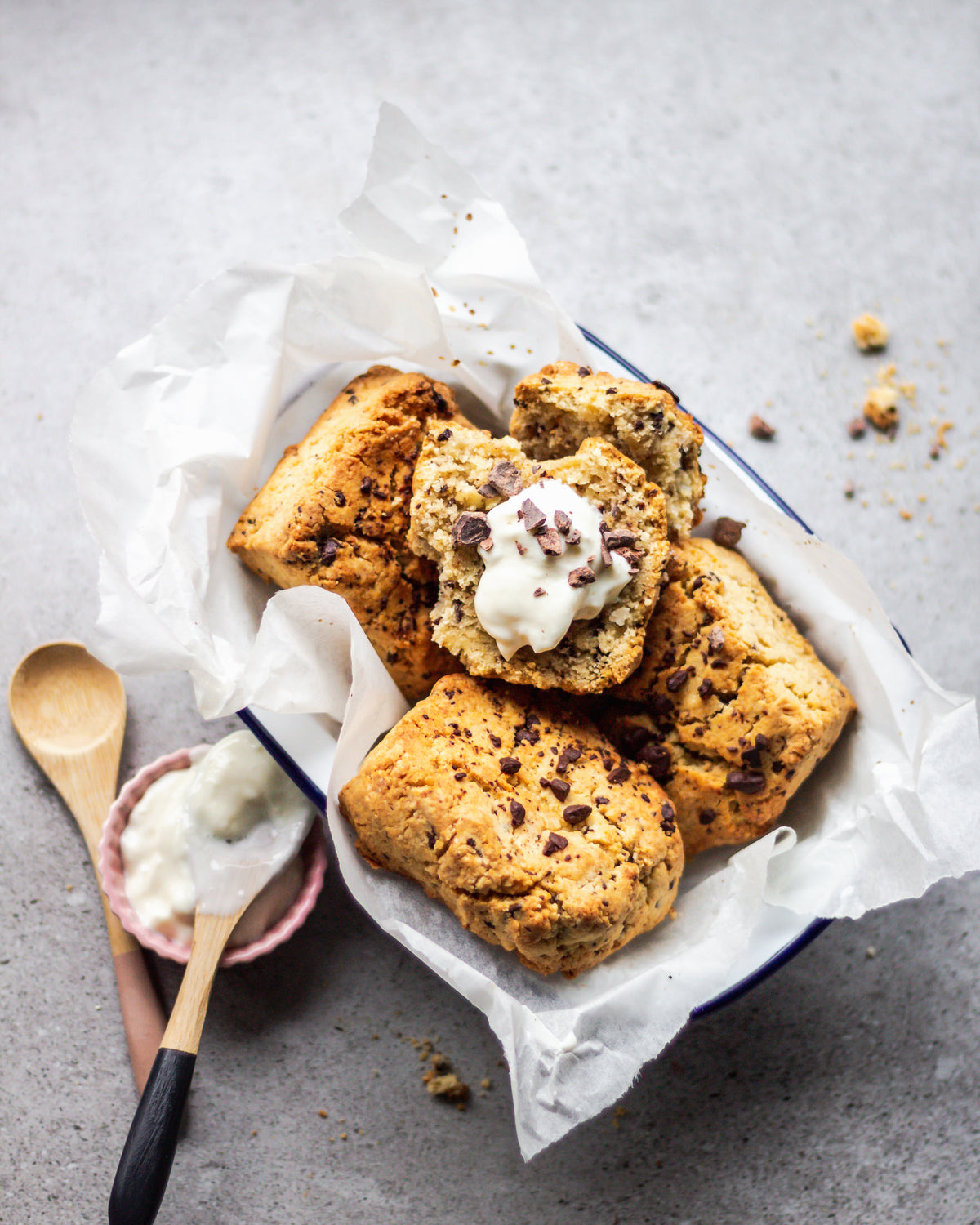 RECIPE: Gluten Free Dark Chocolate Scones