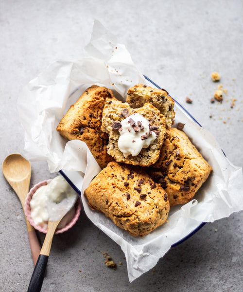 RECIPE: Gluten Free Dark Chocolate Scones