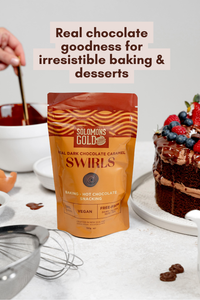 Dark Chocolate Swirls Caramel 58% - 150g