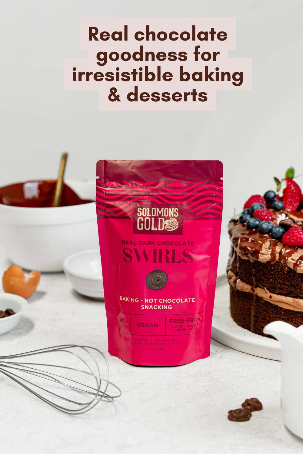 Dark Chocolate Swirls Bundle - 150G x 2
