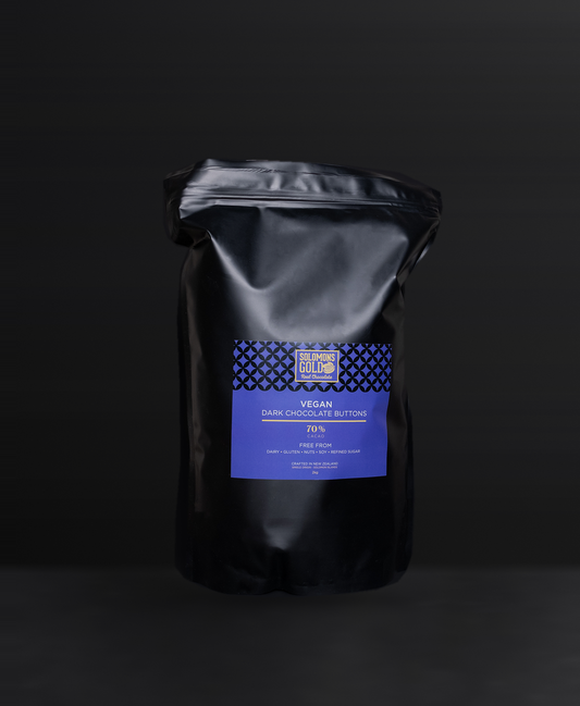 Dark Chocolate Buttons 70% Cacao - Refined Sugar Free 500g & 2kg