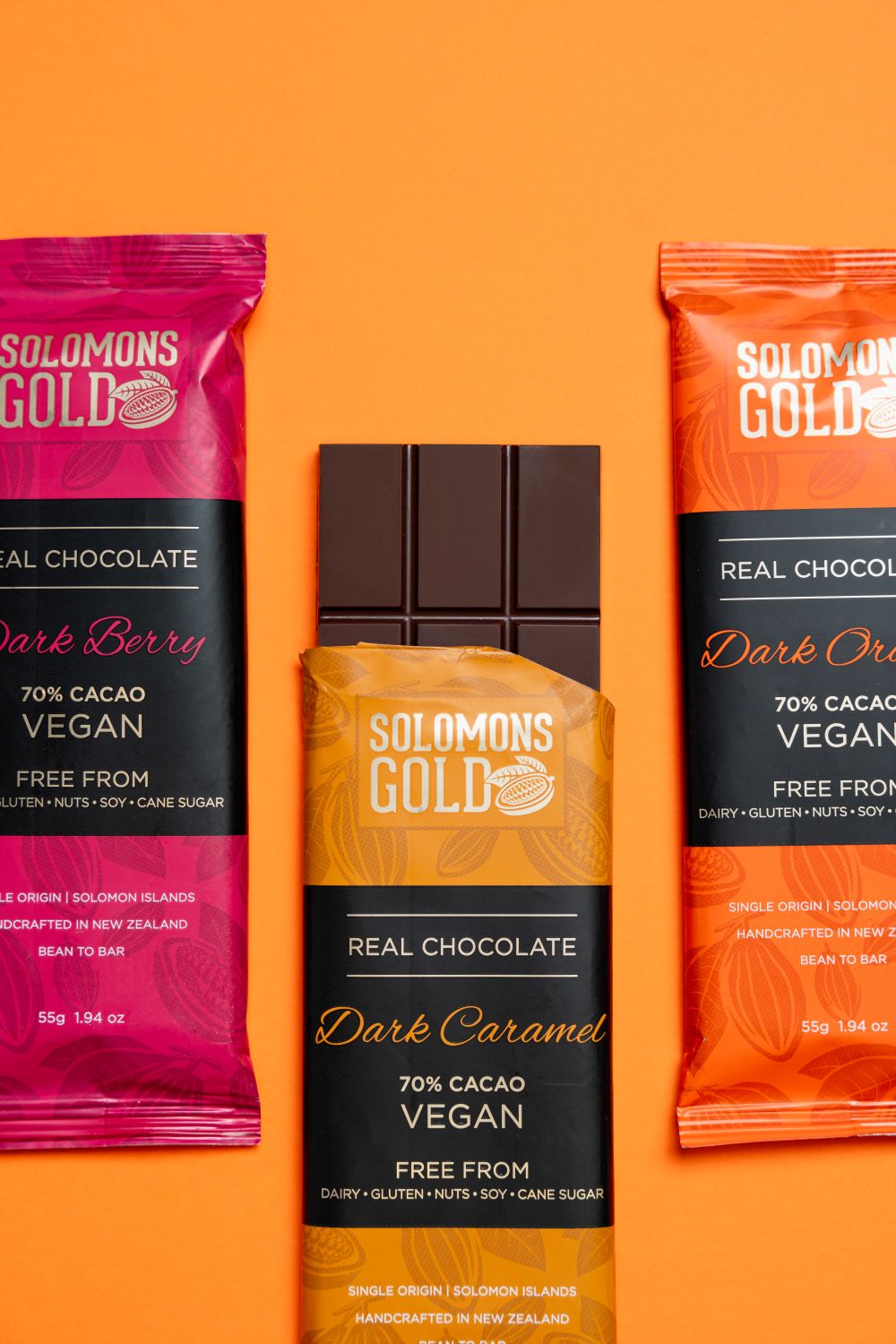 Classic Dark Chocolate Bar Bundle - 55g x 6