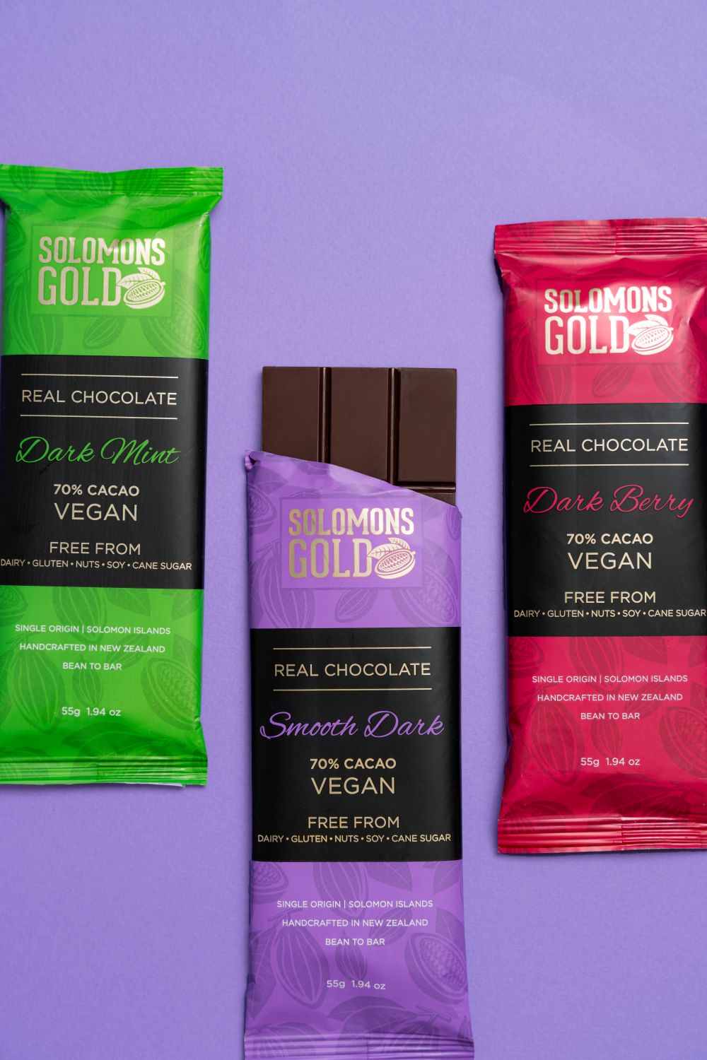 Classic Dark Chocolate Bar Bundle - 55g x 6