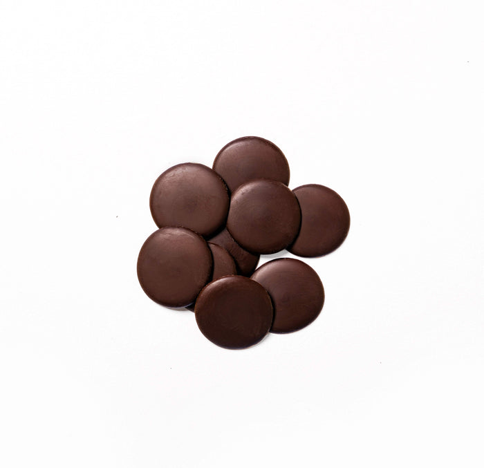 Vegan Dark Chocolate Buttons 70% Cacao - Refined Sugar Free