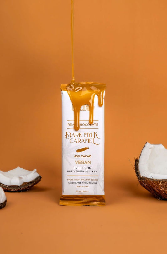 Dark Mylk Caramel 45% Chocolate Bar - 55g