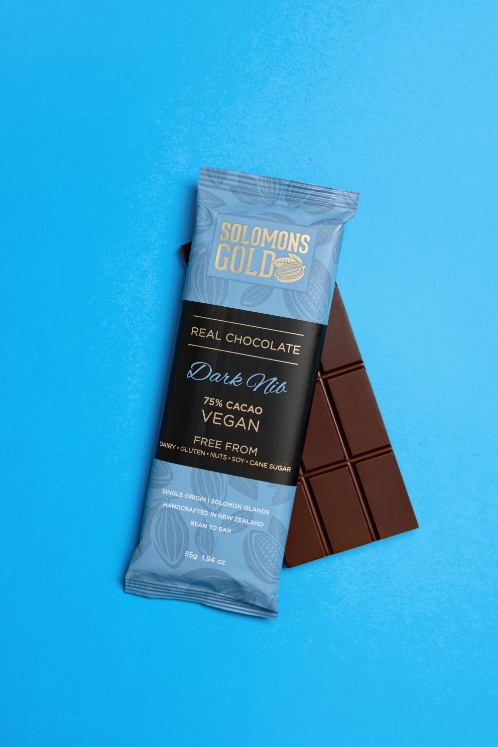 Dark Nib 75% Chocolate Bar - 55g