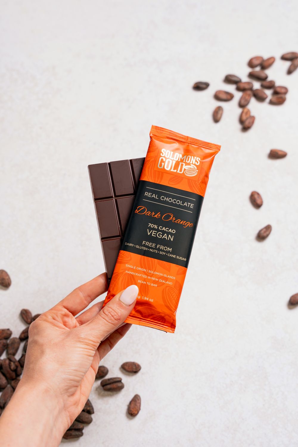 Dark Orange 70% Chocolate Bar - 55g