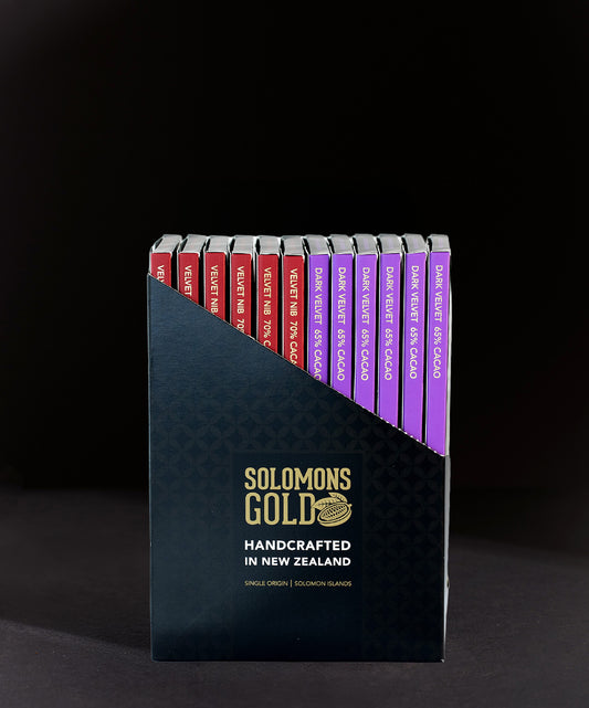 Velvet Chocolate Mixed Bar Collection Box - 85g x 12