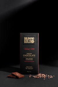 Velvet Nib 70% Chocolate Bar Box - 85g x 12