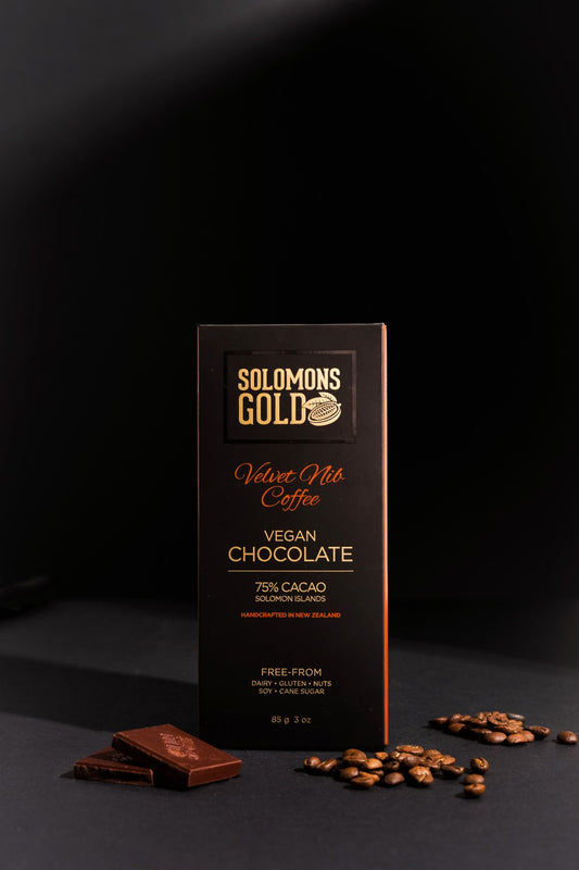 Velvet Nib Coffee 75% Chocolate Bar - 85g