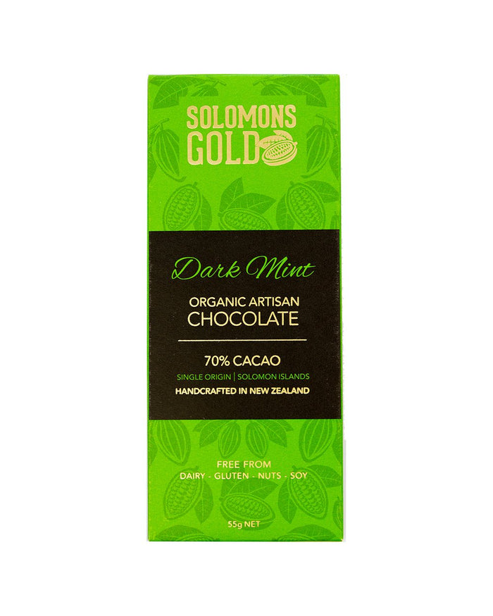 Dark Mint 70% - certified vegan, organic